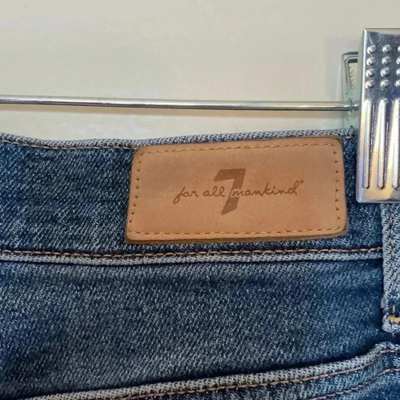 7 For All Mankind Luxe Vintage Button Front High Waist Josefina - Picture 5 of 7